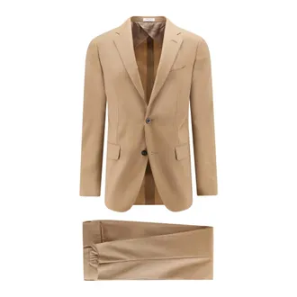 Boglioli Single Breasted Suit Set - male - Boglioli - Single Breasted Suits - Beige - 3XL - Suits