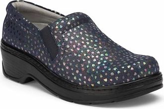 Klogs Womens Naples Closed Back Slip On Clog In Dainty Hearts