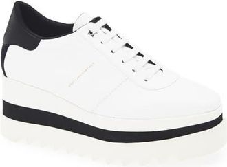 Stella McCartney Sneakelyse Platform Sneaker in White at Nordstrom, Size 10.5Us