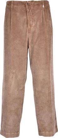 Myths Beige Cotton-Blend Corduroy Pants