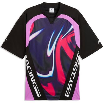 Puma Formula 1 Lifestyle Short Sleeve Jersey in Puma Black at Nordstrom, Size Xx-Large