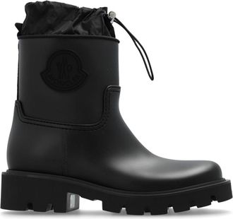 Moncler Black Round Toe Boots