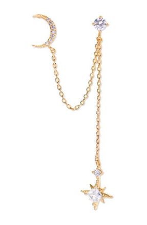 Girls Crew Stardust Double Drop Earring in Gold at Nordstrom