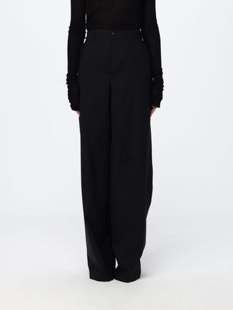 Rick Owens Pantaloni chino wide leg in lana a vita alta
