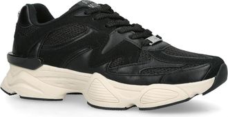 Steve Madden Womens Speeder Black Sneakers Fabric - Size UK 4