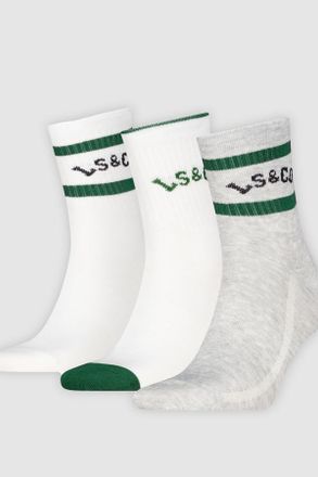 Levi's Calcetines deportivos cortos Levis: paquete de 3 - Mujer - 35 - Multicolor / Grey/White Combo