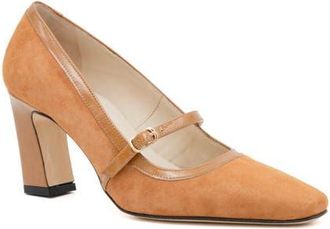 Amalfi By Rangoni Flavio Mary Jane Pump in Whiskey Cashmere Match Vernice at Nordstrom, Size 9.5