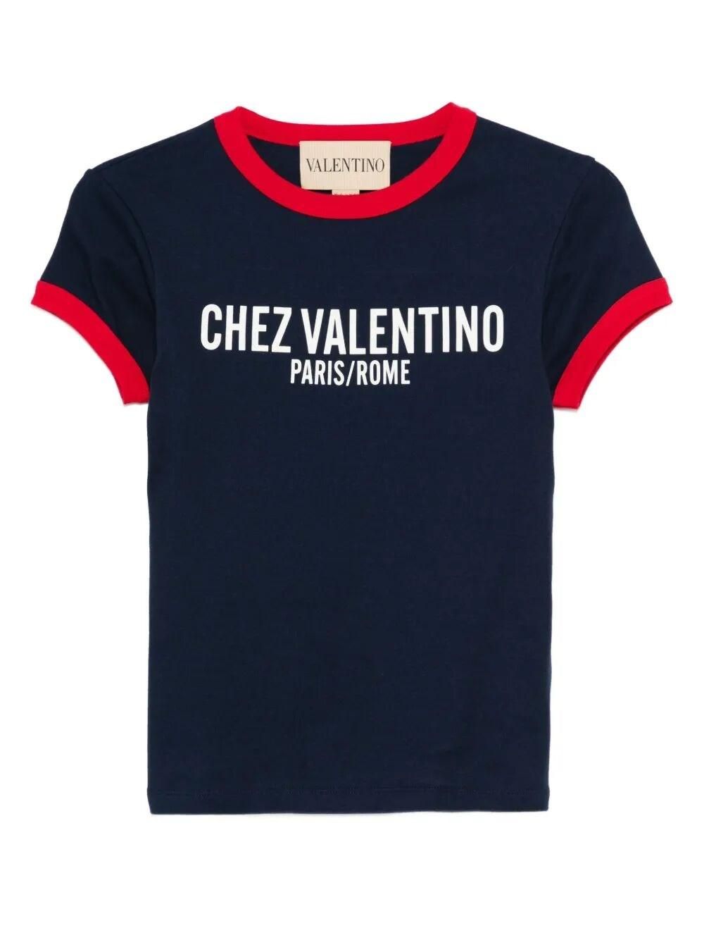 【関税＆送料込み】Valentino Garavani Light T-Shirt With Lo Valentino Garavani - Logo cotton t-shirt White - The Corner