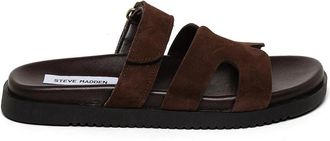 Steve Madden Missile Sandal - Dames - Sandalen - Bruin - 36 EU - Su&egrave;de - Schoenen