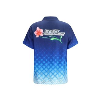 Casablanca Womens Blue Silk Shirt