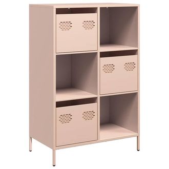 Berkfield Home Highboard Pink 68x39x103.5 cm Steel