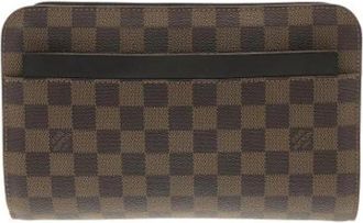 Louis Vuitton Pre-owned Clutch Bag - Dames - Vintage Clutch - Bruin - ONE Size - Vintage