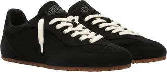 Axel Arigato Womens Sneakers Daze Runner Black-Gum Suede Trainers Black/gum