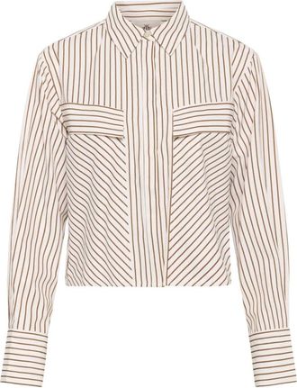 Karen by Simonsen Shirts - Dames - Overhemden - Bruin - XL - Overhemden