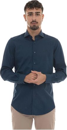 Harmont & Blaine Hombre, Camisas, Azul, Talla: 3XL
