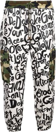 Dolce & Gabbana Heren, Broeken, Veelkleurig, Maat: XL Jersey