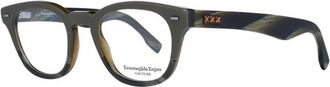 Ermenegildo Zegna Ronde volledig omrande optische monturen - Heren - Brillen - Groen - ONE Size - Accessoires