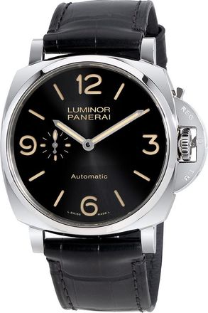 Officine Panerai Pre-owned Panerai Luminor Due 3 Days Automatic Black Dial Mens Watch PAM00674