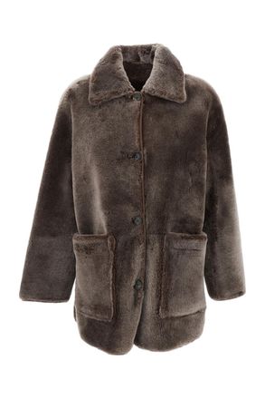 Arma Brown Nicola Shearling Reversible Jacket