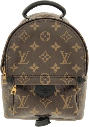 Louis Vuitton Marron Coated Canvas Backpack (Pre-Owned)