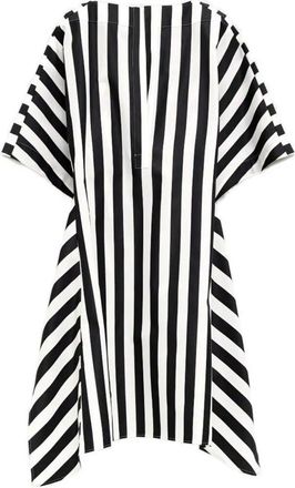 Jacquemus BlackWhite Open-back Tunic Dress