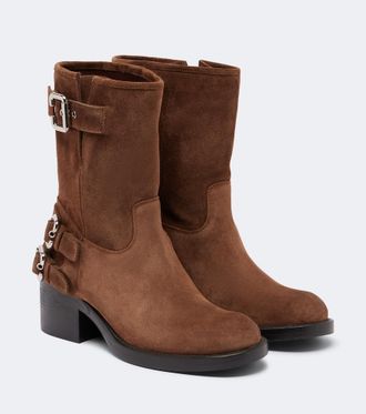 Chlo&eacute; Chlo&eacute; Botas biker Dakota de ante