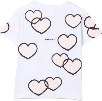 Givenchy Hearts Cotton T-Shirt - White
