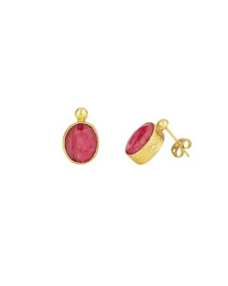 Ottoman Hands Siena Stud Earrings in Ruby at Nordstrom