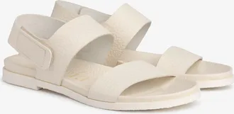 Pedro Garcia Jamari flat sandal in white leather - Luxury Womens Sandal