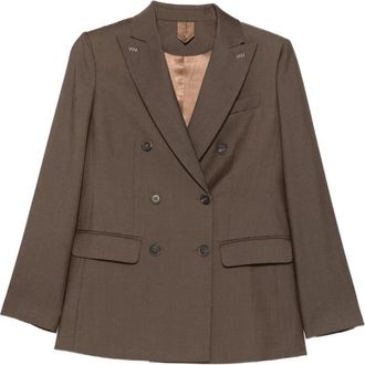 Max Mara Mxmunione 321 008 - Dames - Blazers - Bruin - XS - Jassen