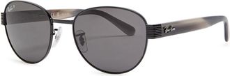 Ray-Ban Round-frame Sunglasses - Black - One Size