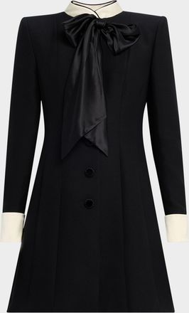 Valentino Garavani Crepe Couture Mini Dress