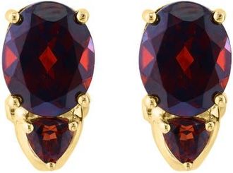 Effy 14K Yellow Gold Oval & Pear-Shaped Garnet Drop Earrings in 14K Gold at Nordstrom