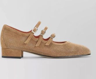 Carel ariana split suede mary jane pumps
