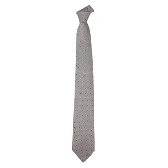 LUIGI BORRELLI NAPOLI Ties, male, Gray, Size: ONE SIZE Polka Dot Tie