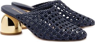 Larroude Larroudé Dew Drop Leather Mule