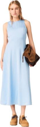 Maje Open-back maxi dress in Blue Sky at Nordstrom, Size 36 Eu