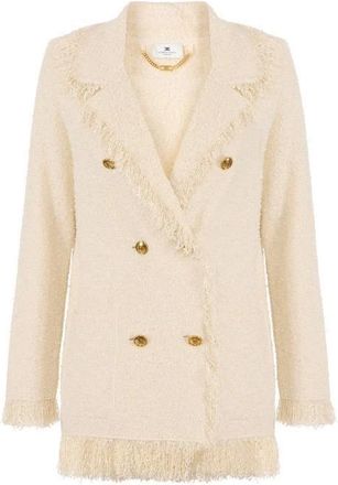 Elisabetta Franchi Truien - Dames - Blazers - Geel - S - Jassen