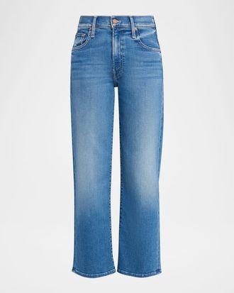 Mother The Mid-Rise Rambler Zip Ankle Jeans