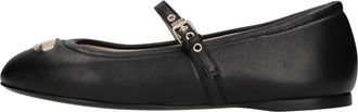 Moschino Dames, Schoenen, Zwart, Maat: 37 EU Leer