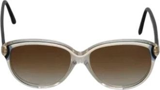 Balenciaga Pre-owned Acetate sunglasses - Dames - Vintage Accessoires - Beige - ONE Size - Vintage