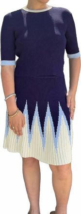 Silvian Heach Wokha Skirt In Blue
