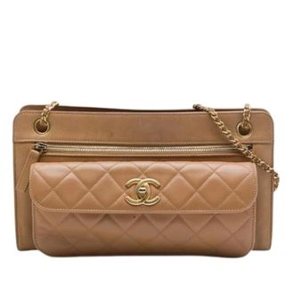 Chanel Pre-owned Vintage Shoulder Bag - Dames - Pre-owned - Bruin - Maat: ONE Size Leer