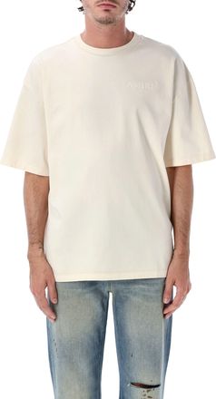 Amiri Grad MA Check Patch Bandana Print Embroidered Oversized T-Shirt