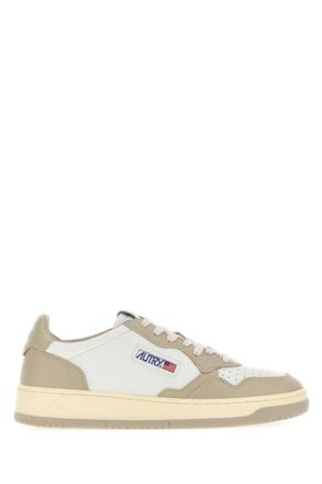 Autry Beige Color Block Sneakers