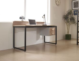 Inosign Schreibtisch &raquo;Wenzel&laquo;, Arbeitsplatte Akazie Dekor, geeignet f&uuml;r das Home office, Laptoptisch