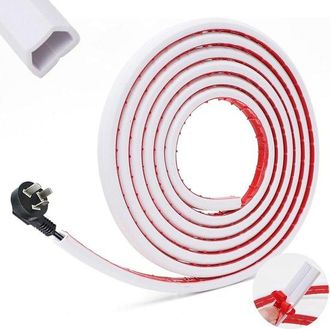OEM Allecto Plus, Puente De Cables Autoadhesivo De 3 Metros, Protecci&oacute;n De Cables De Suelo De Pvc Flexible, Evita Tropiezos, Protege Los Cables