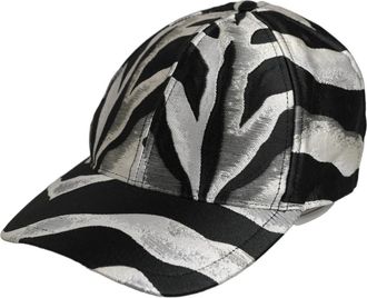 Dolce & Gabbana Jacquard Baseball Cap - Heren - Petten - Zwart - ONE Size - Katoen - Accessoires