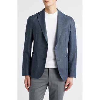 BOSS Hanry Slim Fit Virgin Wool Suit in Open Blue at Nordstrom Rack, Size 42 Regular