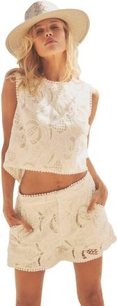 BTB Los Angeles LAGOS SHORTS in White at Nordstrom, Size X-Small